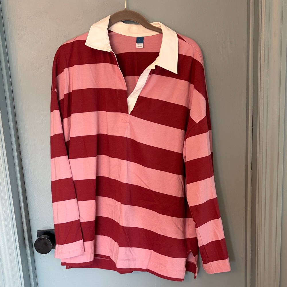 Old Navy Striped Rugby Shirt